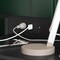 Emma and Oliver Hermes Nightstand with 4 Fabric Drawers, Charging Station with 2 USB Ports/Power Outlet, Engineered Wood Top, Wood Handles, Metal Frame